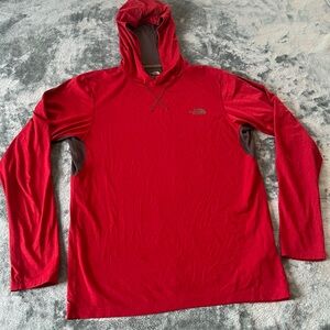 The North Face Crimson Pullover Athleisure Shirt with Hood